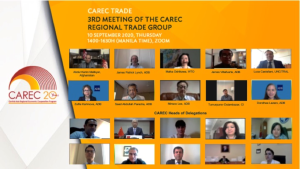 Third CAREC Regional Trade Group participants
