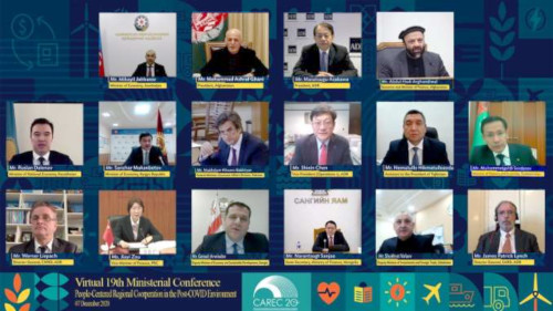 Virtual 19th CAREC Ministerial Conference