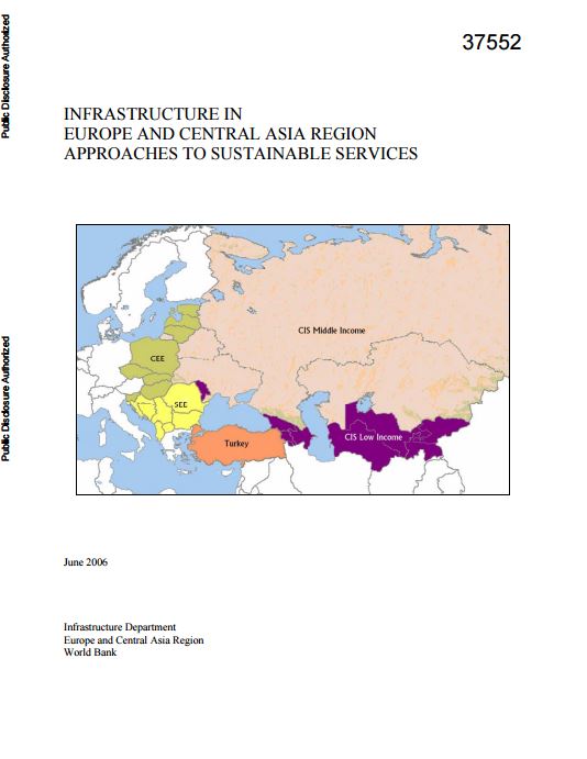 Infrastructure in Europe and Central Asia Region: Approaches to Sustainable Services