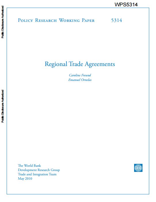 Regional Trade Agreements