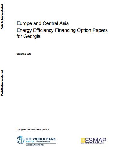 Energy Efficiency Financing Option Papers for Georgia