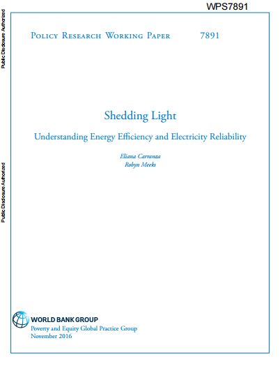 Shedding Light : Understanding Energy Efficiency and Electricity Reliability