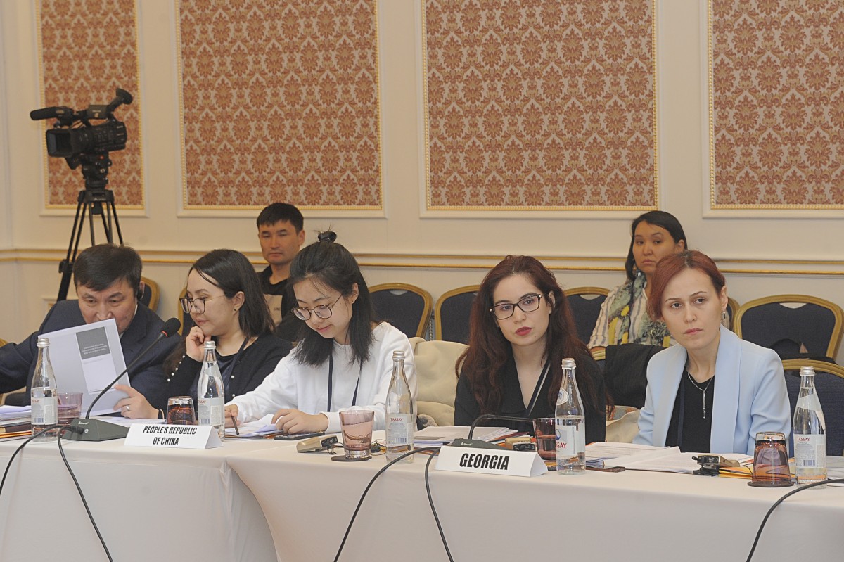 Delegations from Georgia, People's Republic of China, and Mongolia.