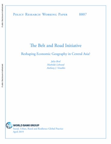 The Belt and Road Initiative: Reshaping Economic Geography in Central Asia?