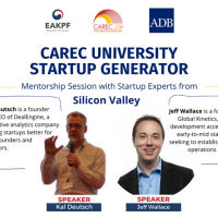 CAREC University Startup Generator: Mentorship Session with Startup Experts from Silicon Valley