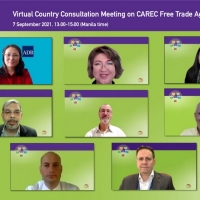 Virtual Country Consultation Meeting on CAREC Free Trade Agreements