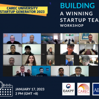 CAREC University Startup Generator 2023: Building a Winning Innovative Team