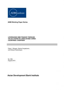 Leveraging SME Finance Through Value Chains in Landlocked CAREC Countries: Overview