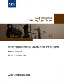 Energy Access and Energy Security in Asia and the Pacific