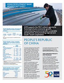 Asian Development Bank and the People’s Republic of China: Fact Sheet