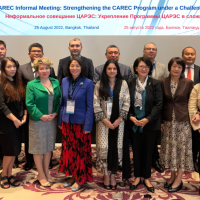 CAREC participants brainstorm on key issues in strengthening the CAREC program